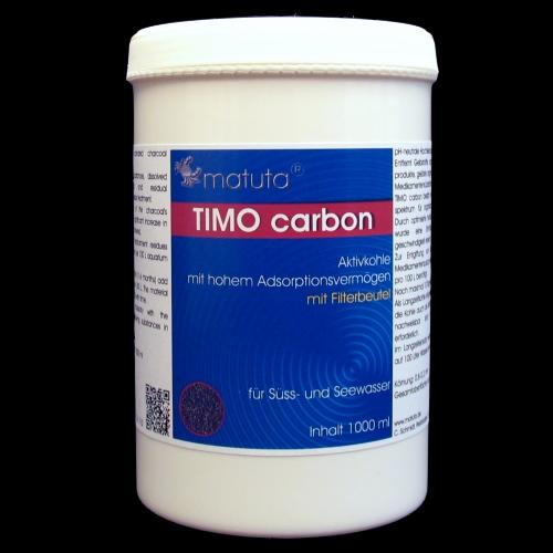 TIMO carbon 1000 ml, Runddose, mit Filterbeutel