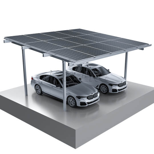 Carport Double Standard inkl. Fotovoltaik-Module